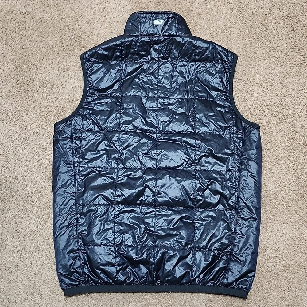 Vineyard Vines Martha Vineyard Black Puffer Vest Jacket Men's Size S Small - Picture 11 of 12